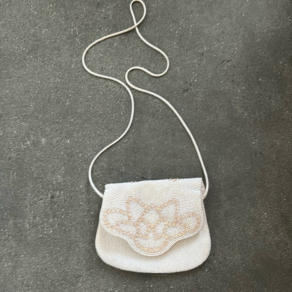 Vintage EUC Rare 2 Sided Same Design Beaded Purse